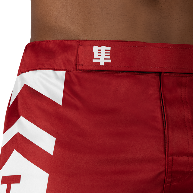 Pantaloncini MMA Hayabusa Icon Lang – Rosso/Bianco