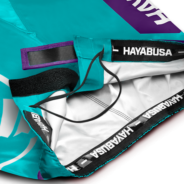 Shorts de MMA Hayabusa Icon Lang – Vert océan