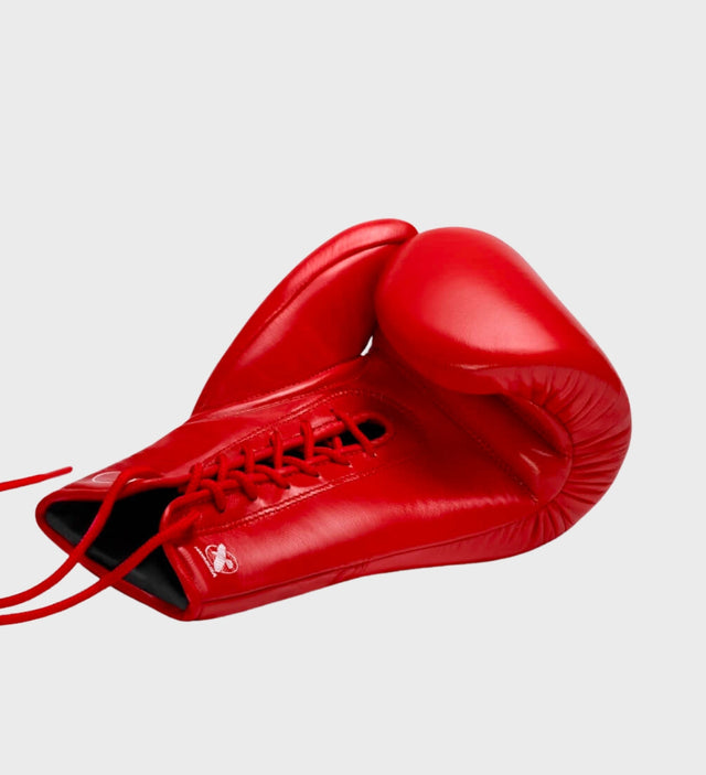 Hayabusa Boxhandschuhe Pro Boxing Schnürung – Rot – Boxhandschuhe
