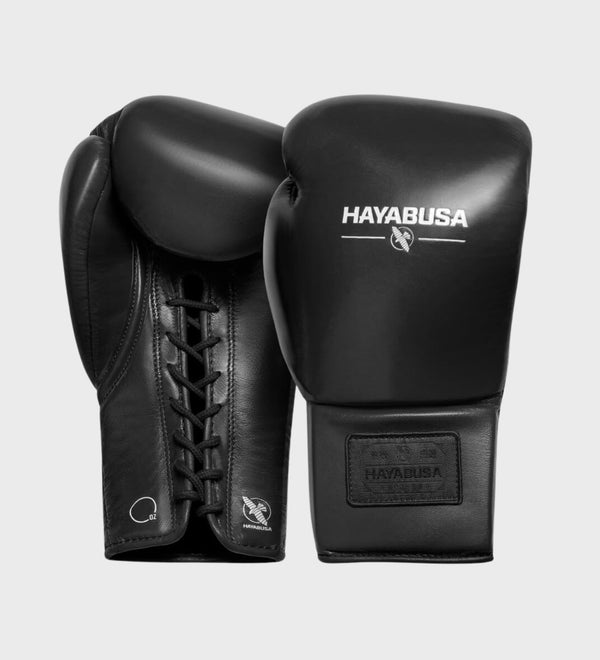 Hayabusa Boksehandsker Pro Boxing Snørebinding - Sort