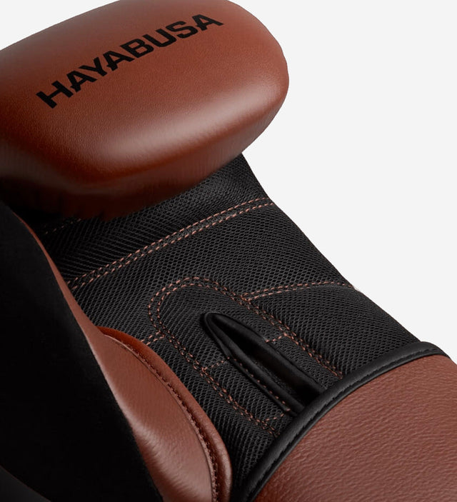 Mănuși de box Hayabusa S4 din piele – Maro