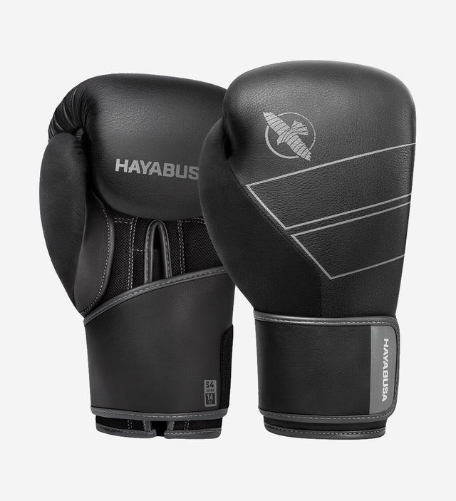 Guantoni da boxe Hayabusa S4 in pelle – Nero