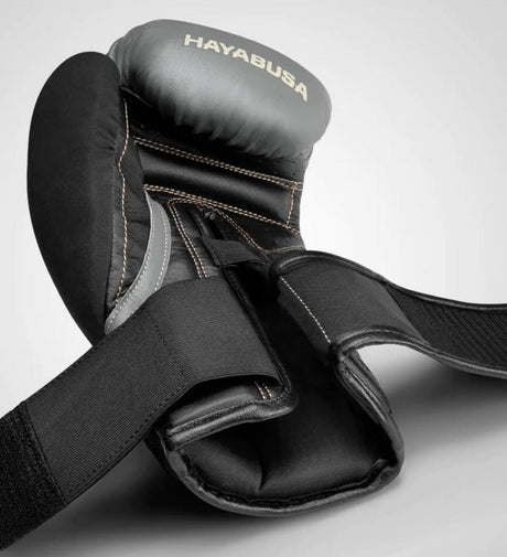 Guantes de boxeo Hayabusa T3 – Gris/Negro – Guantes de boxeo