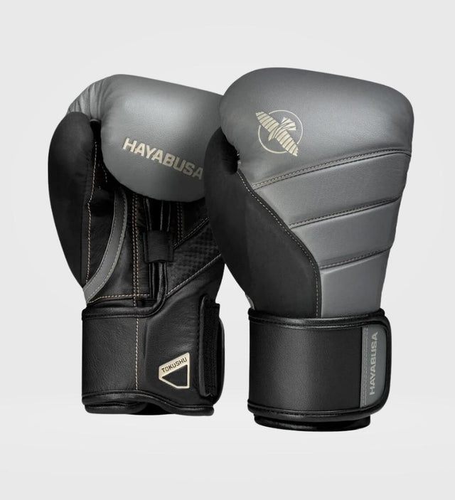 Boxerské rukavice Hayabusa T3 – Šedé/Černé