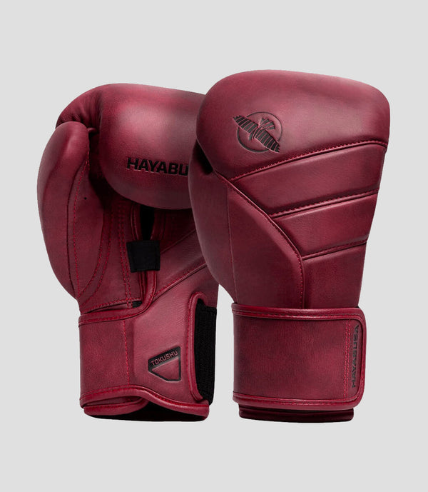Boxerské rukavice Hayabusa T3 LX – Bordeaux Červené