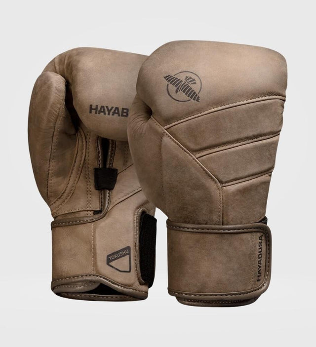 Hayabusa Boxningshandskar T3 LX - Vintage Brun - Boxningshandskar