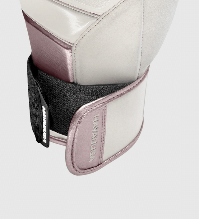 Boxerské rukavice Hayabusa T3 – Růžové/Bílé