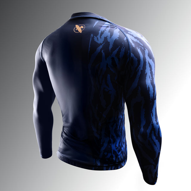Rashguard Hayabusa Apex Dlouhé rukávy – Tmavě modrý