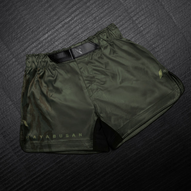 Hayabusa MMA Shorts Apex Mid - Tactisch Groen
