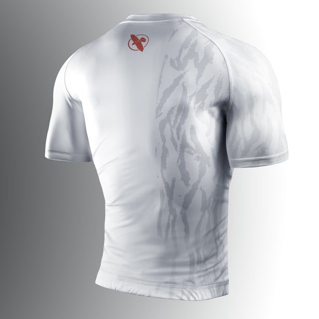 Rashguard Hayabusa Apex Manches courtes – Blanc cassé