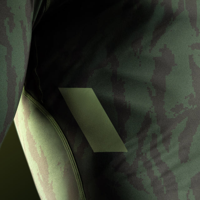 Rashguard Hayabusa Apex Manga Corta - Verde Táctico