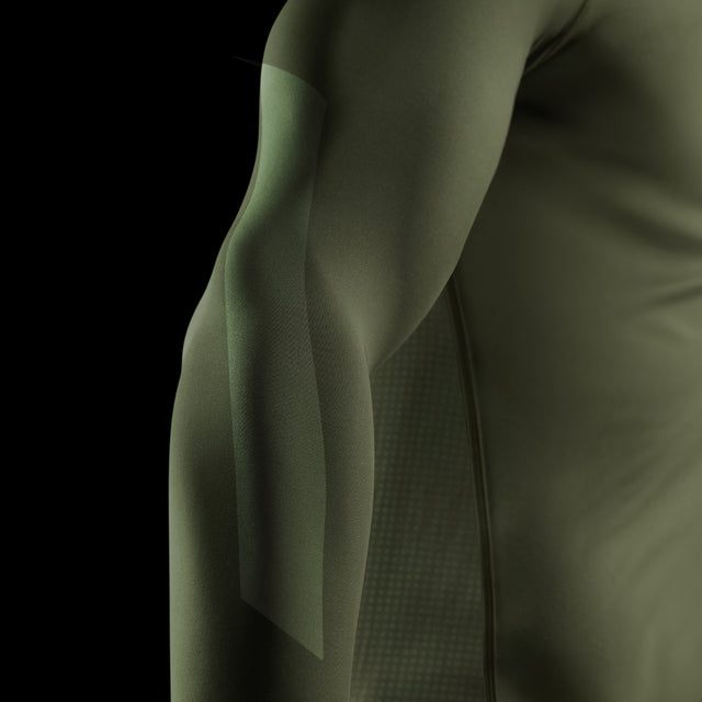Hayabusa Rashguard Core Lange Mouwen - Donkergroen