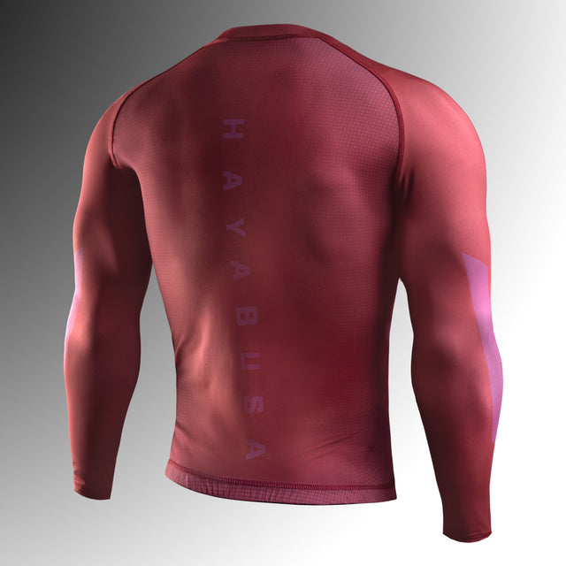 Hayabusa Rashguard Core Lange Ärmel – Rot
