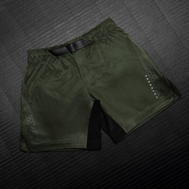 Hayabusa MMA-shorts Core Mid – Mørkegrøn