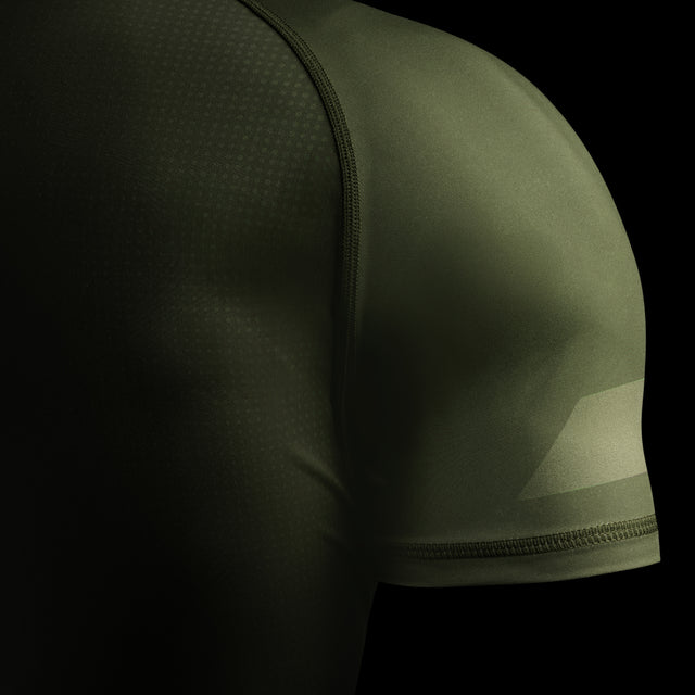 Rashguard Hayabusa Core – Krátké rukávy – Tmavě zelený