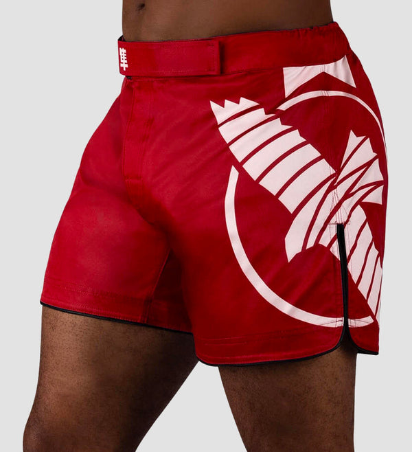 Calções de MMA Hayabusa Icon – Vermelho/Branco