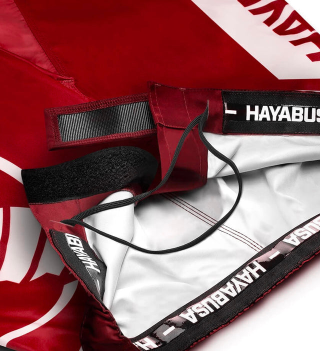 Hayabusa MMA-shorts Icon – Rød/Hvid