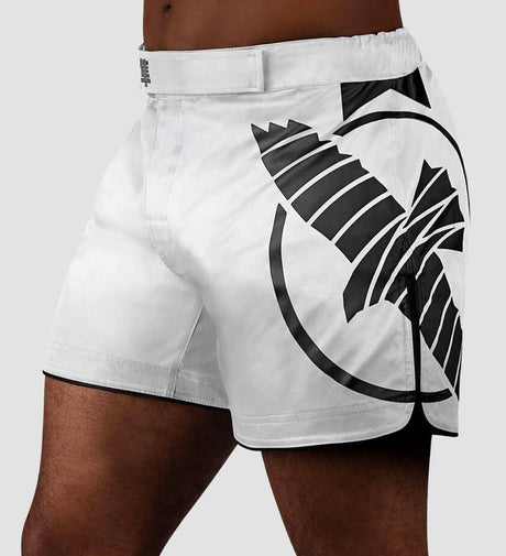 Pantalones de MMA Hayabusa Icon – Blanco/Negro