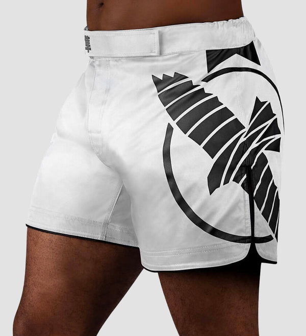 Calções de MMA Hayabusa Icon – Branco/Preto