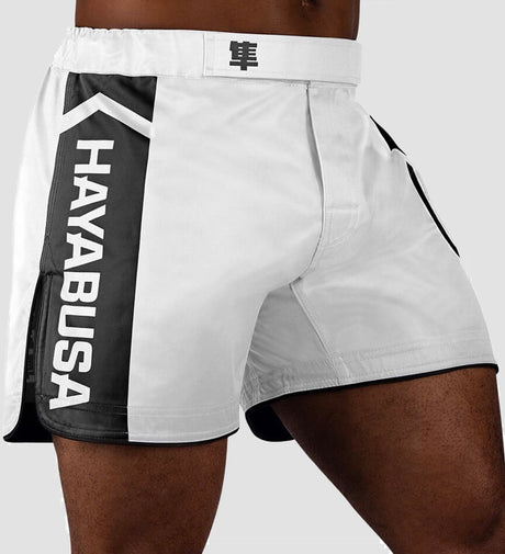 Pantalones de MMA Hayabusa Icon – Blanco/Negro