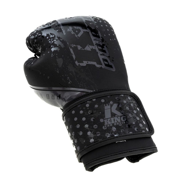 Guantoni da boxe King Pro Boxing Hexagon Bambini – Nero/Nero