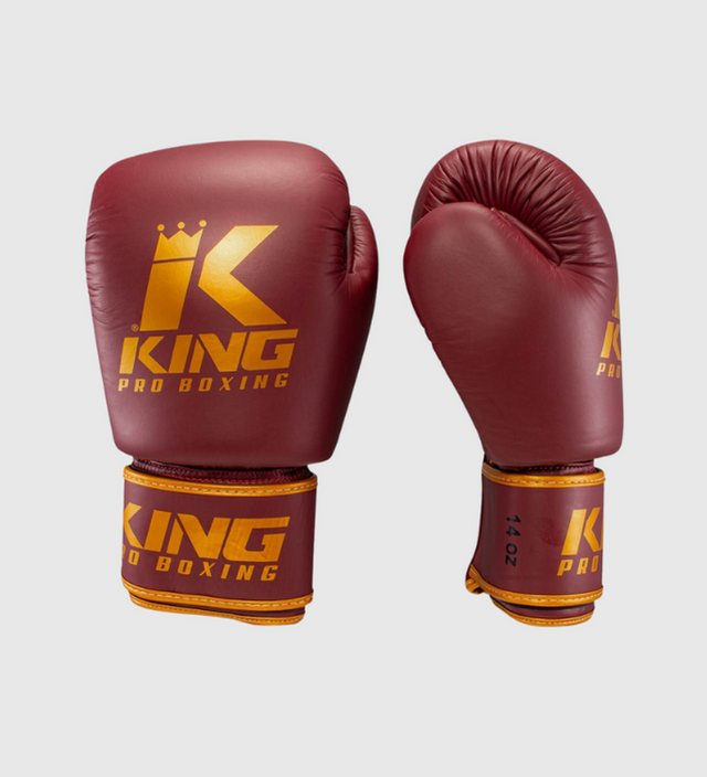 Gants de boxe King – Bordeaux/Or