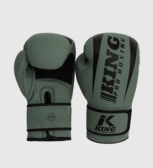 King Pro Boxing Boksehandsker Revo - Khaki Grøn/Sort