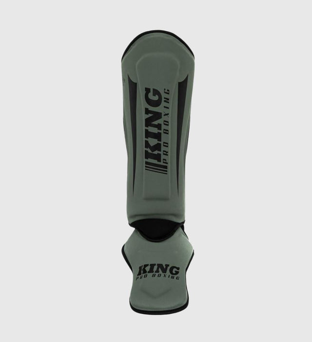 Paratibie da kickboxing King Revo – Kaki Verde/Nero – Paratibie