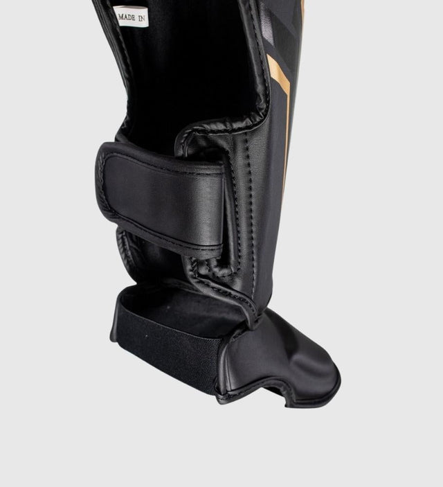 Tibiere King Kickboxing Thor – Negru/Aur – Tibiere