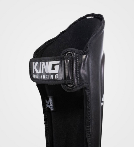 Protège-tibias King Kickboxing – Noir – Protège-tibias