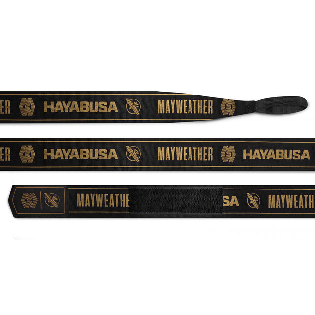 Bende da boxe Hayabusa x Mayweather Stretch – Nero/Oro