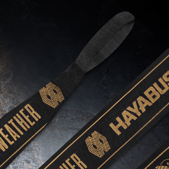Bende da boxe Hayabusa x Mayweather Stretch – Nero/Oro