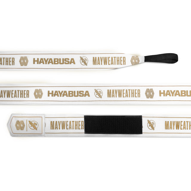 Hayabusa x Mayweather Håndbind Stretch - Hvid/Guld
