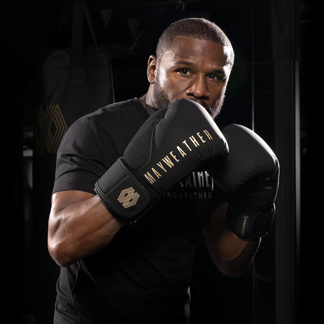 Hayabusa x Mayweather Boksehandsker Champ - Sort/Guld