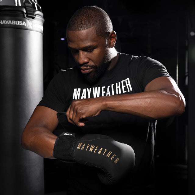 Hayabusa x Mayweather Boksehandsker Champ - Sort/Guld