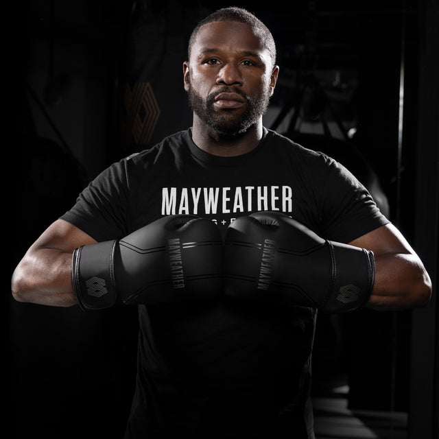 Hayabusa x Mayweather Boksehandsker Contender - Sort/Sort