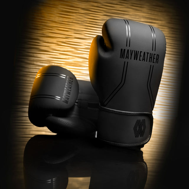 Hayabusa x Mayweather Boksehandsker Contender - Sort/Sort