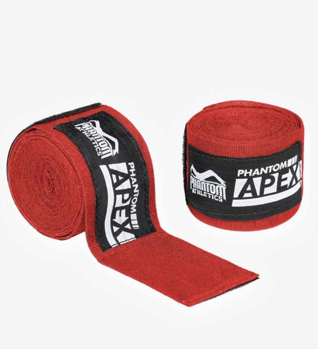 Vendas de boxeo Phantom APEX – Rojo
