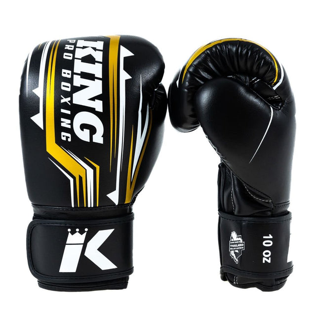 Guantoni da boxe King Pro Boxing BG Spartan – Nero/Giallo