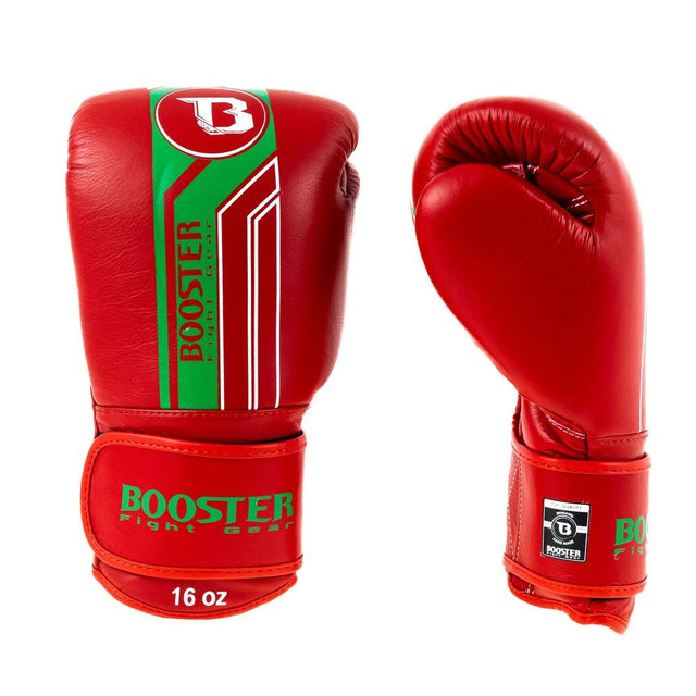 Booster Boxhandschuhe V9 'Morocco' – Rot/Grün