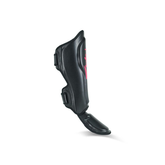 Caneleiras de kickboxing Fairtex FXB – Preto/Rosa