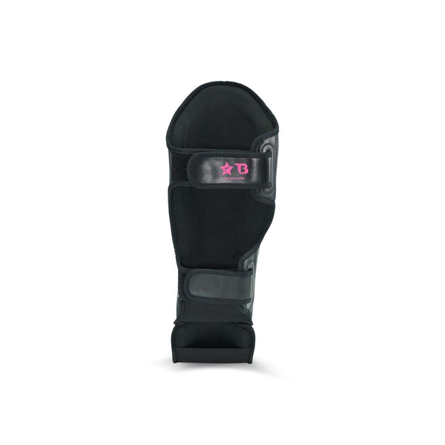 Caneleiras de kickboxing Fairtex FXB – Preto/Rosa