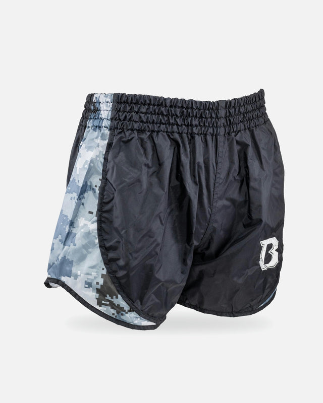Pantaloncini Muay Thai Booster Retro Hybrid – Grigio