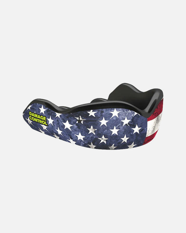 Ochraniacze na zęby Damage Control High Impact Series USA Flag – Czerwone/Białe/Niebieskie