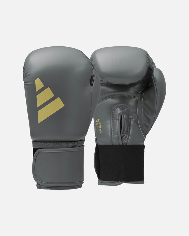 Adidas Boxing gloves Speed 50 – Grey/Gold