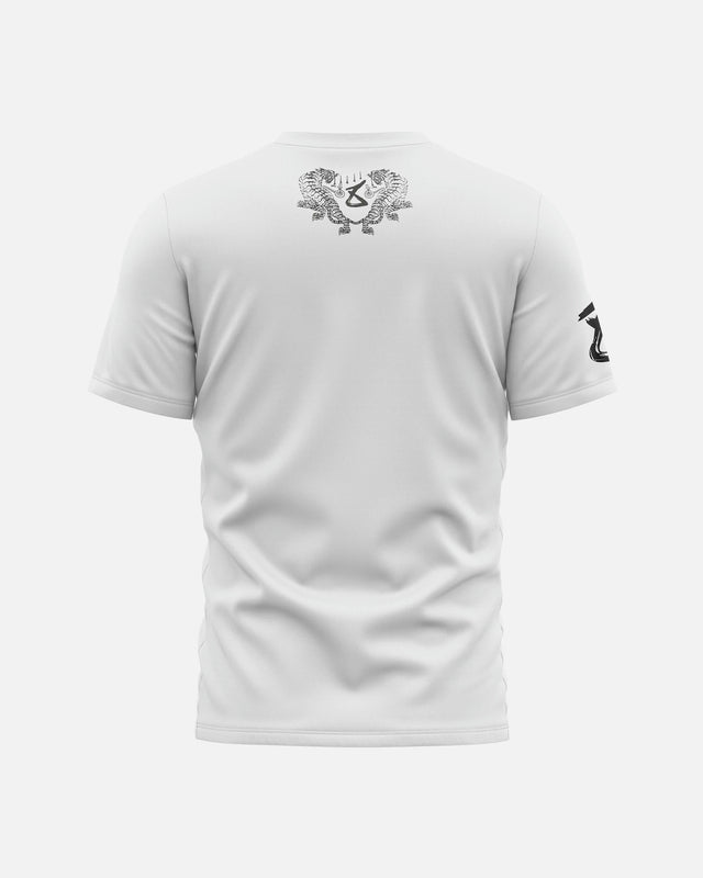 8 WEAPONS T-shirt Eight Ways Yant – Branco