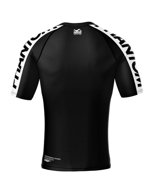 Phantom Athletics Rashguard EVO Apex Korta ärmar – Svart