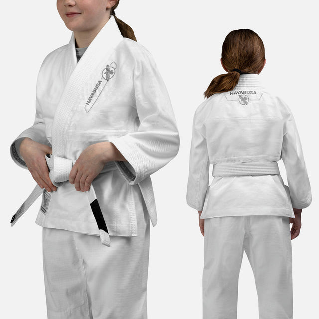 Kimono BJJ Hayabusa Essential Dziecięce – Białe