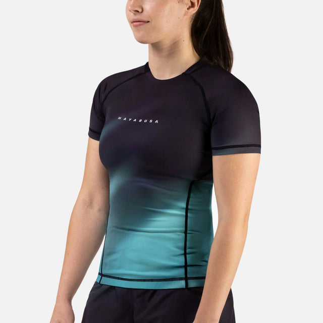 Rashguard Hayabusa Apex Nova Manches courtes Femme - Petrol