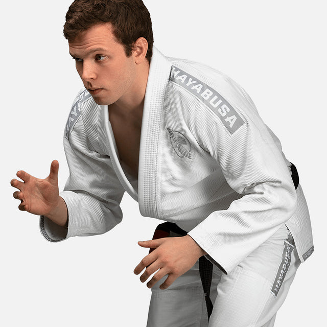 Kimono BJJ Hayabusa Lightweight – Alb